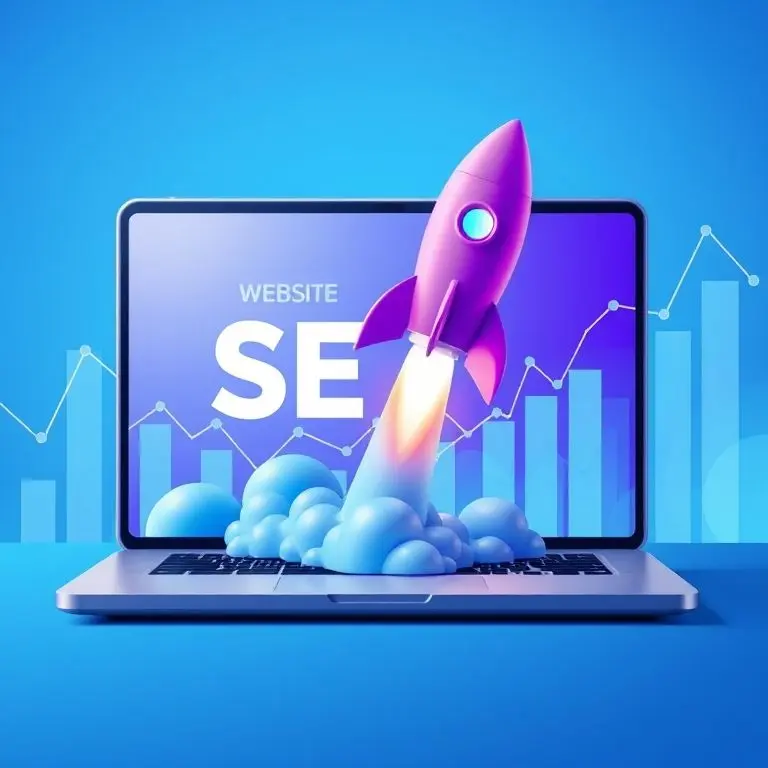Illustration création de site web